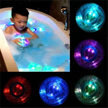 Baby Farverige Badekar LED Lys Toy Funny Kids Svømning, Badning Spabad LED-Lys til Fest Baby Brusebad Gaver Drenge&Piger