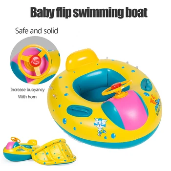 Baby Oppustelige Ring Børn Haj Svømme Ring Baby Hals Oppustelige Hjul til Nyfødte Badning Cirkel Sikkerhed Hals Float
