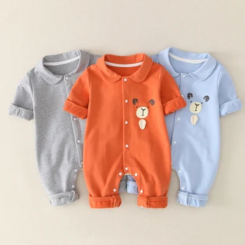 Baby Sparkedragt 2021 Foråret Efteråret Drenge Tøj Nyfødte Lange Ærmer Buksedragt Kostume Spædbarn Tegnefilm Bomuld Tøj til Babyer