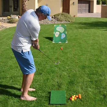Backyard Golf Cornhole Spil Golf Praksis Uddannelsesstøtte Til Inden-Og Udendørs Afspilning Putt Mål Golf Cornhole Spil Til Brug I Hjemmet