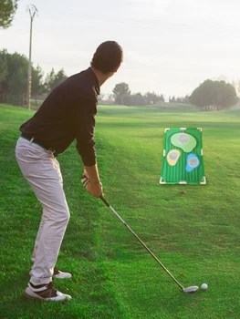 Backyard Golf Cornhole Spil Golf Praksis Uddannelsesstøtte Til Inden-Og Udendørs Afspilning Putt Mål Golf Cornhole Spil Til Brug I Hjemmet