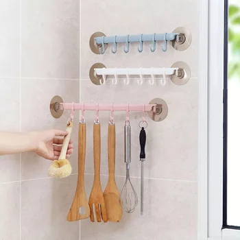 Badeværelse wall-mounted-storage rack krog køkken tilbehør hylde badeværelse kabinet kabinet rack storage nøglen håndklæde krog