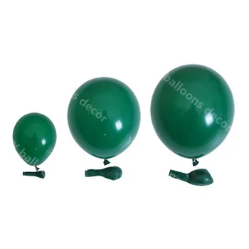Balloner Guirlande-Arch Kæde Dot 110Pcs Mørk Grøn Farve Naturlige Sand, fødselsdagsfest, Baby Shower Baggrund Dekoration af Forbrugsstoffer