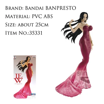 Bandai Oprindelige BANPRESTO Et Stykke DAME KANT Brudekjole Kvindelige Kejser Nami Perona Weiwei Sæt Sexet Figur Model Dekoration