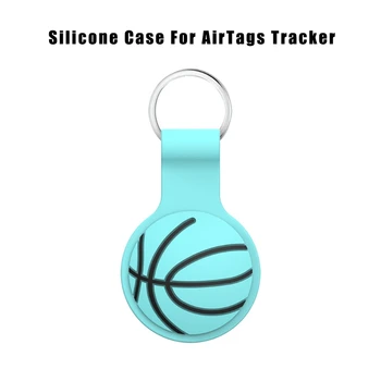 Basketball Se Beskyttende Dække Blød Silikone Case Shell Placering Tracker Protektor for AirTags Bluetooth-Tracker Tilbehør