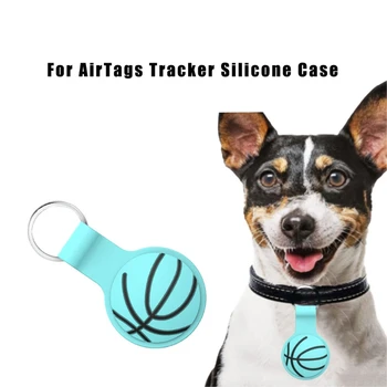 Basketball Se Beskyttende Dække Blød Silikone Case Shell Placering Tracker Protektor for AirTags Bluetooth-Tracker Tilbehør