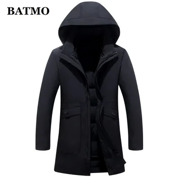 BATMO 80% hvid duck ned hooded jakker mænd,mænds thicked ned jakker,plus-størrelse M-4XL 967