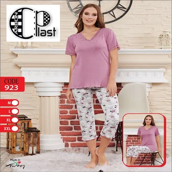 Bayan Pijama Takımı (Viskon 90% - Elastik 10%)
