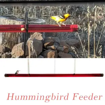 Bedste Kolibri-Arkføder med Hul Fugle Fodring Gennemsigtige Rør Let at Bruge