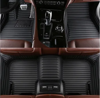 Bedste kvalitet! Brugerdefineret speciel bil gulvmåtter for Audi Q7 5 pladser 2021 skridsikker vandtæt, holdbar tæpper tæpper for Q7 2020-