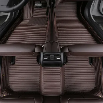 Bedste kvalitet! Brugerdefineret speciel bil gulvmåtter for Audi Q7 5 pladser 2021 skridsikker vandtæt, holdbar tæpper tæpper for Q7 2020-