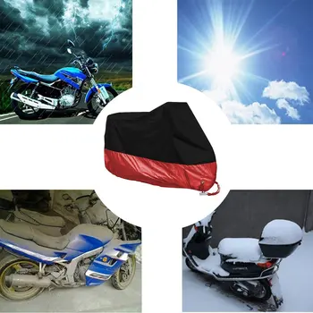 Beskyttende cover til motorcykel, vandtæt og støvtæt, til udendørs og indendørs brug, mod solen, 2019 T 210D, nye 190