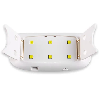 BEVILI FARVE SUNmini UV-Nail-Lampe LED-Lys Bærbare Mini UV-LED Nail Dryer For Gel Lak Musen Form Rejse Negle Kunst Værktøjer