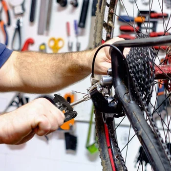 Bike cykel Reparation Værktøj, Cykling Multifunktionelle Mekaniker Rette Værktøjer Sæt Taske, 16 i 1 Multifunktions Værktøj