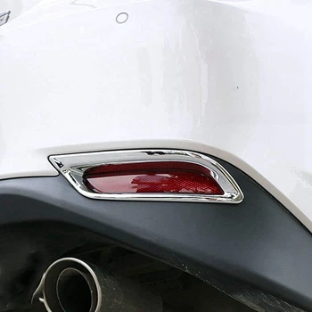 Bil ABS Chrome tågebaglygte Dekorativ Ramme tågelygter Dække Trim til Toyota Camry 2018-2020