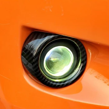Bil ABS Front Kofanger Fog Lamp Light Frame Cover Sticker Trim for Subaru XV 2012 2013