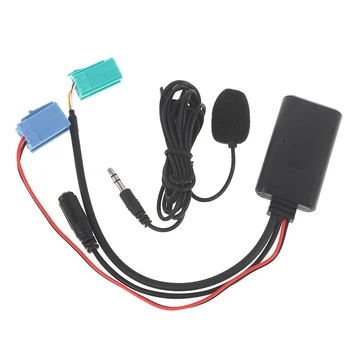 Bil Bluetooth 5.0 Aux Kabel Mikrofon Til Håndfri Mobiltelefon Ringer Adapter