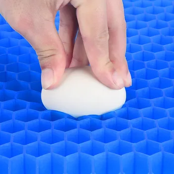 Bil Cooling Pad Ice Gel Sæde Pude med Sort Non-slip Behagelig Massage Sæde kontorstol Sundhedspleje Smerte Udgivelse