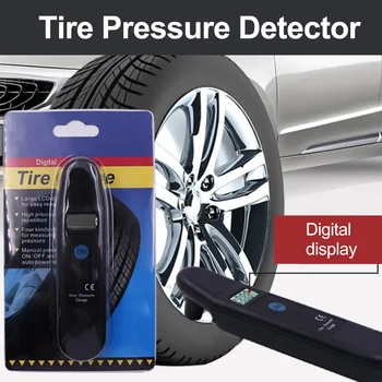 Bil Dæk Tryk Detektor Digitalt LCD-Display trykmåler Tire Pressure Monitor Systemer til at Overvåge For Auto Reservedele
