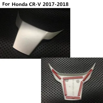 Bil Dækning, ABS Chrome Rattet Interiør Kit Switch Trim Frame Type U Moulding 1stk For Honda CRV CR-V 2017 2018 2019 2020