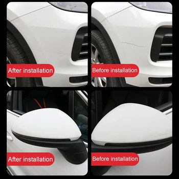 Bil Døren Vindueskarm Protector Gennemsigtig Bil Anti-kollision Strip Usynlige gennemsigtig dør kofanger Nano lim høj kvalitet Dropship