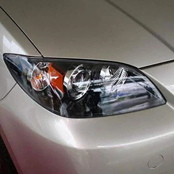 Bil Foran Hovedet Lampe Dækning for Mazda 3 2006-2012 Forlygte Hoved Lampe, Vandtæt Klar Linse Auto Shell Cover