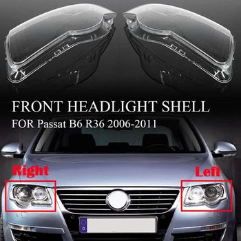 Bil Foran Lygten Cover Gennemsigtig Forlygte Shell til Passat B6 R36 2006-2011