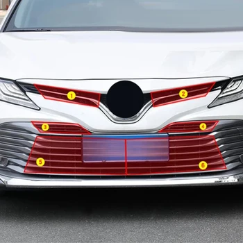 Bil Front Gitter Indsætte Insekt Net Screening Mesh Cover Beskyttelse Trim-Kit til Toyota Camry 2018 2019 2020