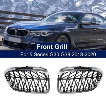 Bil Front Gitter Nyre-Grill Lamel For-BMW 5-Serie G30 G31 G38 F90 M5 2018 2019