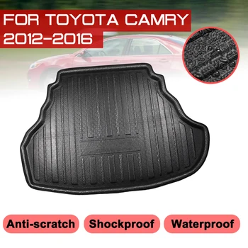Bil gulvmåtte Tæppe Bag Kuffert Anti-mudder Dækning For Toyota Camry 2012 2013 2016
