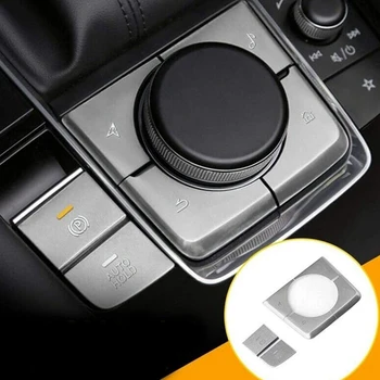 Bil Håndbremsen håndbremse, AUTO-HOLD - & Mms-Knap Dæksel Frame Trim Mærkat for Mazda 3 Axela CX-30 2020