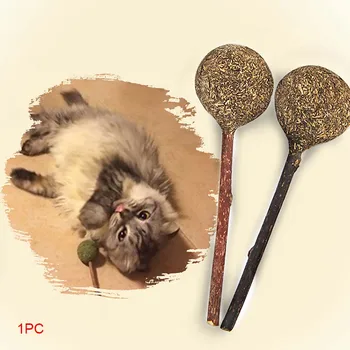 Bil Katteurt Bolden Funny Cat Toy Snack-Stick Naturlige Kat Stick Tænder Rengøring Interaktivt Legetøj Killinger Katteurt Lollipop