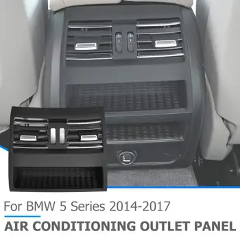 Bil klimaanlægget Outlet Panel Fremragende ABS og PC og Værktøj til BMW 5-Serie/F18 Ændre--2017 Sort Sølv Plating