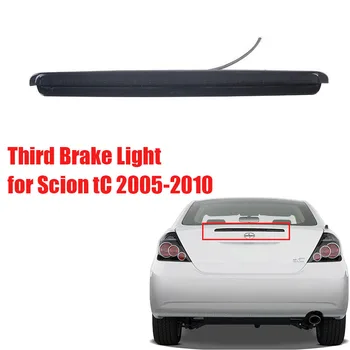 Bil Kører Full LED Tredje Hale Bremse Lys Røget for Toyato Scion TC 2005-2010 81570-21100 3BL-STC04-LED-SM