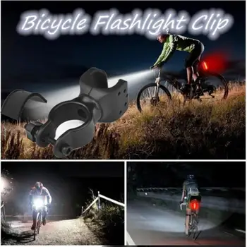 Bil Light Frame Bærbare Cykel Cykel Lys Lampen Stå Indehaveren Greb LED Lommelygte Klemme Klip montering Beslag Tilbehør
