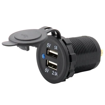 Bil Marine Oplader Adapter til cigarettænderen 3.1 Dual USB Stik med Omslag Offentlig Dele Personlige Bil Tilbehør