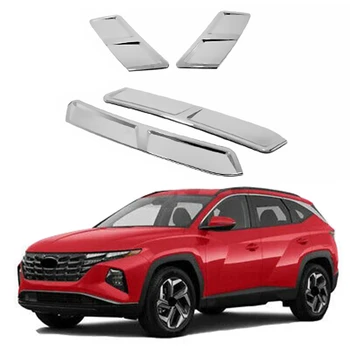 Bil-og Baghjul Øjenbryn Dekoration Dække Hjulet Øjenbryn sidedæksel Trim Form for Hyundai Tucson 2021-2022