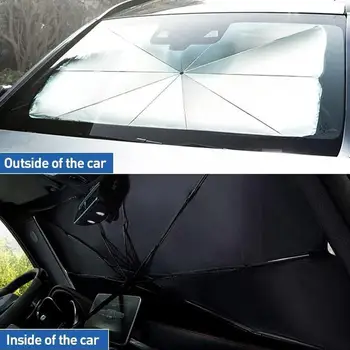 Bil Parasol Bil Forrude Dække Solcreme Foran Vinduet Folde Slid-resistente Paraply, Parasol Anti-faldende L0H7