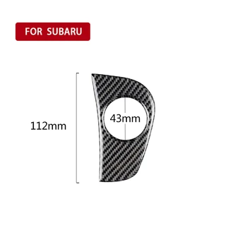 Bil Start Keyhole Panel Frame Trim Decal Carbon Fiber Sticker Til Subaru Forester 2013-2018 Styling Tilbehør