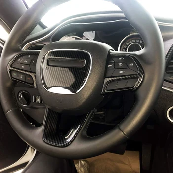 Bil Styling 4STK ABS Carbon Fiber Indre Rattet Dekoration Dække Trim for Dodge Challenger Oplader-2020 Tilbehør