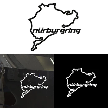 Bil Styling Road Racing Nürburgring Kreative Mode Vinduet Klistermærker Decal