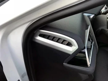 Bil Styling Tilbehør 2STK ABS Mat Indvendige Øvre Luft Betingelse Vent Outlet Dække Trim Til Toyota Camry XV70 2018