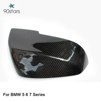 Bil styling Udskiftning af Kulstof Fiber Spejl Dækker Caps Shell til BMW 5-Serie F10 F11 520i 528i 535i 518d 6 7 Serie F06 F12