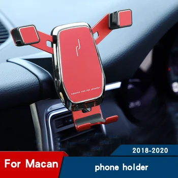 Bil-Telefon Holder til Porsche Macan 2018 2019 2020 Mobiltelefon Stå Interiør Ændring Tilbehør mobiltelefonholder