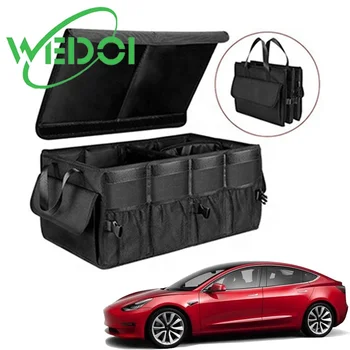Bil Trunk Organizer Til Tesla Model 3 Sammenklappelig Til Opbevaring Bag Folding Pakke Tilfælde Arrangør Bil Tilbehør
