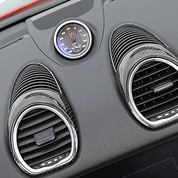 Bilen Dashboard Instrument panel aircondition outlet Dekorative dækning For Porsche 718 4stk-2020
