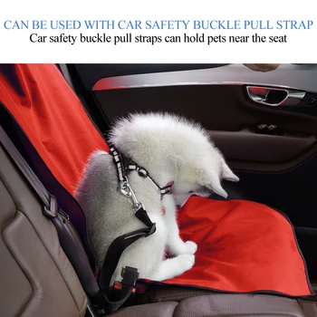 Bilen Vandtæt Bagsædet Pet Dække Protector Mat Bagside Sikkerhed Rejser Tilbehør Til Kat, Hund Luftfartsselskab Bageste Tilbage Sædehynde
