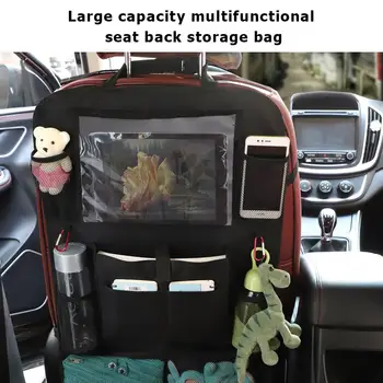 Bilens Bagsæde Organizer med Touch Screen Tablet-Holder + Lommer Kick Måtter autostol Tilbage Beskyttere for Børn Småbørn