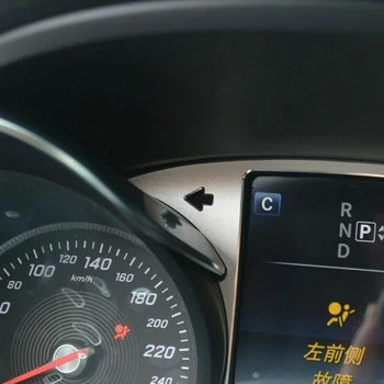 Bilens Instrumentbræt Trim Ring Dekoration Dækker med Klistermærker Interiør til Mercedes Benz GLC Klasse C W205