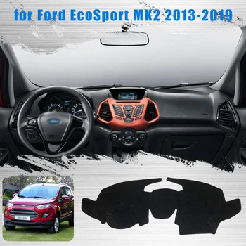 Bilens Instrumentbræt Undgå Lys Pad Instrument Platform Bruser Dække Mat Tæpper til Ford EcoSport MK2 2013-2019